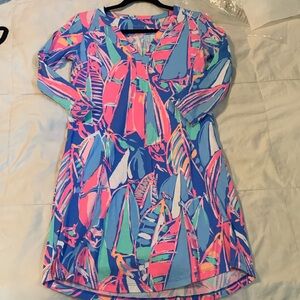 Out to Sea 3/4 length dress lilly Pulitzer